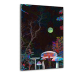 Night Silence - Plexiglasbild - Hustling Sharks
