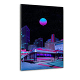 Nocturnal Paradise 4 - Plexiglasbild - Hustling Sharks
