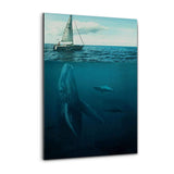 Old Tom - Alu-Dibond Bild - Hustling Sharks