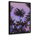 Palm Visions - Leinwandbild mit Schattenfuge "schwarz" - Hustling Sharks