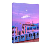 Pastel City - Leinwandbild - Hustling Sharks