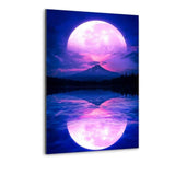 Pink Moon - Alu-Dibond Bild - Hustling Sharks