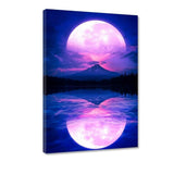 Pink Moon - Leinwandbild - Hustling Sharks