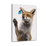 Plexiglasbild - Catching Fox - Hustling Sharks