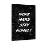Plexiglasbild - WORK HARD - Hustling Sharks