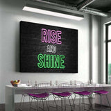 RISE AND SHINE - Mockup mit Hintergrund 1 - Hustling Sharks