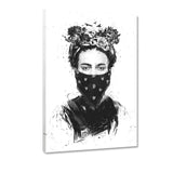 Rebell Girl - Leinwandbild - Hustling Sharks