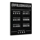 Die Regeln des Erfolgs - Plexiglasbild - Hustling Sharks