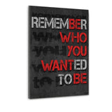BE WHO YOU WANT BE - Plexiglasbild - Hustling Sharks