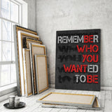 BE WHO YOU WANT BE - Mockup mit Hintergrund 1 - Hustling Sharks