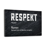 DEFINITION DES RESPEKT - Plexiglasbild - Hustling Sharks
