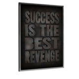 REVENGE - Leinwandbild mit Schattenfuge "silber" - Hustling Sharks