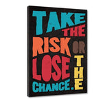 TAKE THE RISK - Leinwandbild - Hustling Sharks