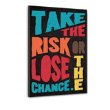 TAKE THE RISK - Plexiglasbild - Hustling Sharks