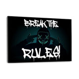 BREAK THE RULES! - Alu-Dibond Bild - Hustling Sharks