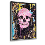 SKULL KISS - Leinwandbild mit Schattenfuge "silber" - Hustling Sharks