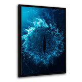Sauron Eye - Leinwandbild mit Schattenfuge "schwarz" - Hustling Sharks