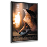See The Beauty - Leinwandbild mit Schattenfuge "silber" - Hustling Sharks