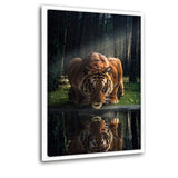 See The King - Leinwandbild mit Schattenfuge "weiß" - Hustling Sharks