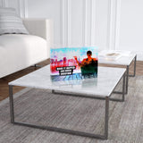 Shock Everyone - 30x20cm-Acrylglasblock mit Hintergrund-Hustling Sharks