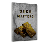 SIZE MATTERS - Plexiglasbild - Hustling Sharks