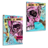 Skull-Bundle Alu-Dibond Bild
