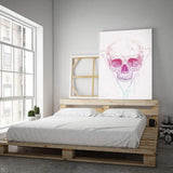 Skull In A Triangle #2 - Mockup mit Hintergrund - Hustling Sharks