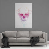 Skull In A Triangle #2 - Mockup mit Hintergrund - Hustling Sharks
