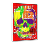 Skulls And Roses - Leinwandbild - Hustling Sharks