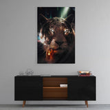 Smoking Tiger - Mockup mit Hintergrund 2 - Hustling Sharks