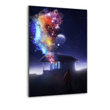 Space House - Alu-Dibond Bild - Hustling Sharks