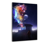 Space House - Plexiglasbild - Hustling Sharks