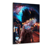 Space Lover - Alu-Dibond Bild - Hustling Sharks