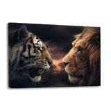 Staredown - Leinwandbild - Hustling Sharks