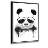 Stay Cool - Leinwandbild mit Schattenfuge "silber" - Hustling Sharks