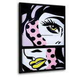 Stay Strong - Leinwandbild mit Schattenfuge "schwarz" - Hustling Sharks