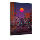 Sundown 1 - Plexiglasbild - Hustling Sharks