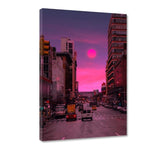 Sundown 4 - Leinwandbild - Hustling Sharks
