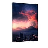 Sunset City - Leinwandbild - Hustling Sharks