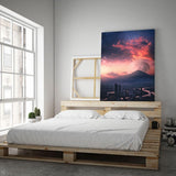 Sunset City - Mockup mit Hintergrund 1 - Hustling Sharks