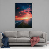 Sunset Vibes - Mockup mit Hintergrund 2 - Hustling Sharks