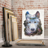 Surreal Wolf - Mockup mit Hintergrund 1 - Hustling Sharks