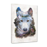 Surreal Wolf - Leinwandbild - Hustling Sharks