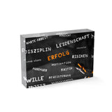 Tafel des Erfolgs - Acrylglasblock 15x10 - Hustling Sharks