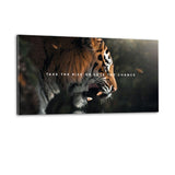 Take The Risk - Plexiglasbild - Hustling Sharks