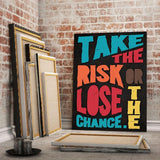 TAKE THE RISK - Mockup mit Hintergrund 2 - Hustling Sharks