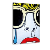 Tears - Alu-Dibond Bild - Hustling Sharks