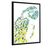 The Ara Parrot - Leinwandbild mit Schattenfuge "schwarz"- Hustling Sharks
