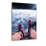 The Big View - Plexiglasbild - Hustling Sharks