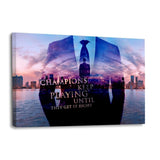 The Champion. - Leinwandbild - Hustling Sharks